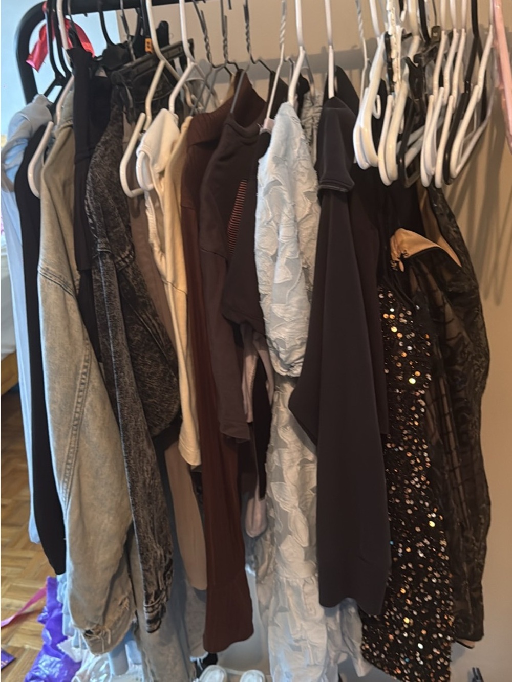 CLOSET CLEAR OUT (moving out) Assorted Women's Tops, Jackets, shoes, purses